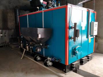 安徽滁州-豆制品加工-生物质蒸汽发生器安装现场